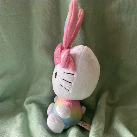 Hello Kitty Plush Rainbow Bunny - Picture 4 of 10